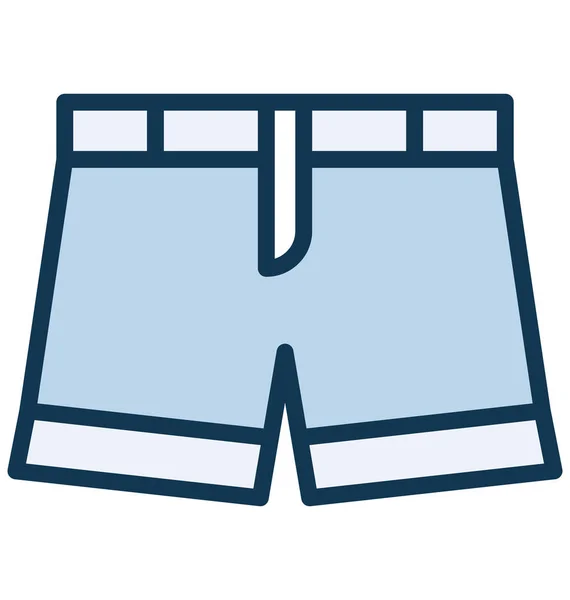 Pantalones Holgados Icono Vectorial Aislado Que Puede Modificar Editar Fácilmente — Archivo Imágenes Vectoriales