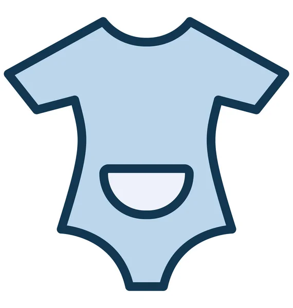 Chico Traje Baño Aislado Vector Icono Que Puede Modificar Editar — Vector de stock