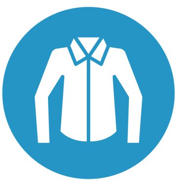 Polo gömlek izole vektör kolayca değiştirilebilir veya Düzenle simgesini