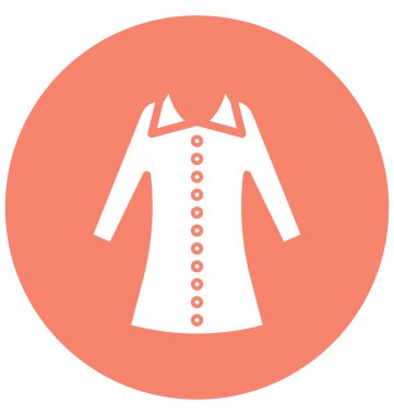 Golf gömlek kolayca değiştirilebilir veya düzenlediğiniz izole vektör simgesi