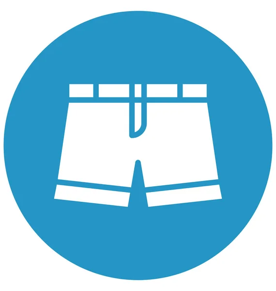 Baggy Knickers Isolated Vector Icon Can Easily Modified Edit — Stock Vector