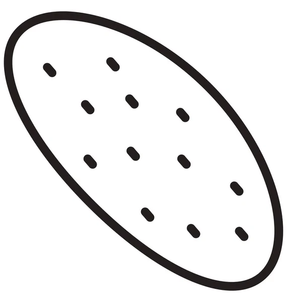 Potatis Isolerade Vektor Ikon Som Kan Enkelt Ändras Eller Redigera — Stock vektor