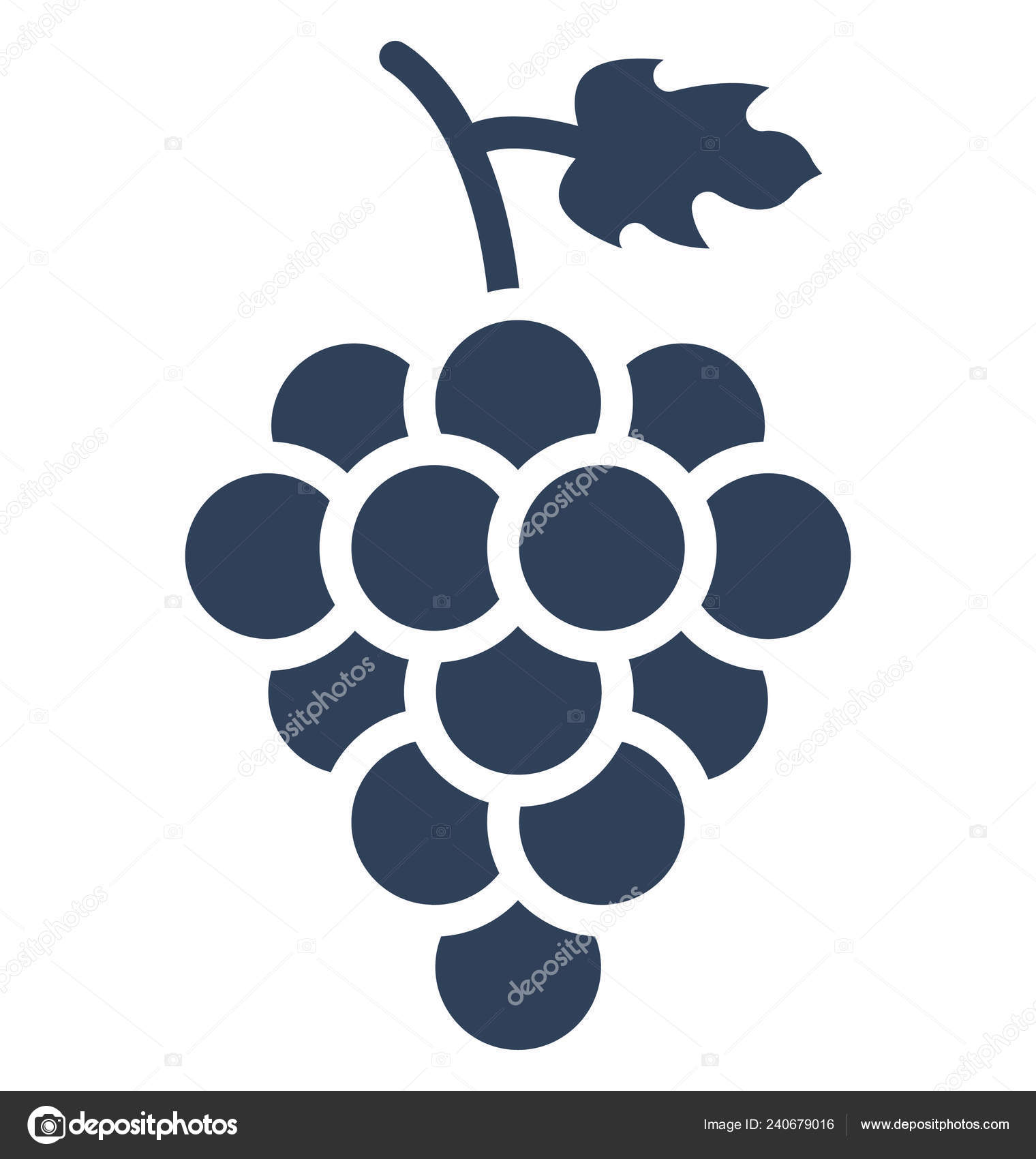 ブドウ分離ベクトル アイコンを簡単に変更することができますまたは