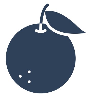 Kolayca değiştirilebilir veya düzenlediğiniz yalıtılmış turuncu vektör simgesi