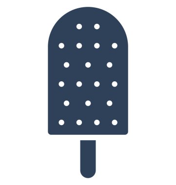 Kolayca değiştirilebilir veya düzenlediğiniz buz Pop izole vektör simgesi