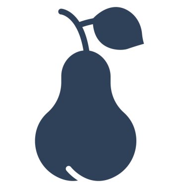 Kolayca değiştirilebilir veya düzenlediğiniz guava izole vektör simgesi