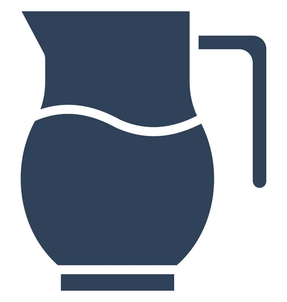 Tea Kettle Isolated Icona Vettoriale Che Può Essere Facilmente Modificato — Vettoriale Stock