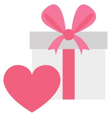 Kalp kolayca değiştirilebilir veya düzenlediğiniz izole vektör simge şeklinde