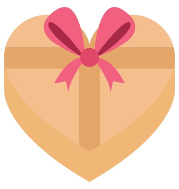 Hediyelik kutu kolayca değiştirilebilir veya düzenlediğiniz izole vektör simgesi