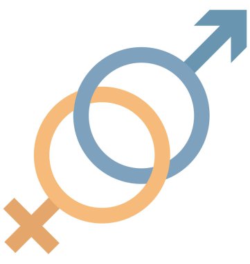 Kadın izole vektör kolayca değiştirilebilir veya Düzenle simgesini