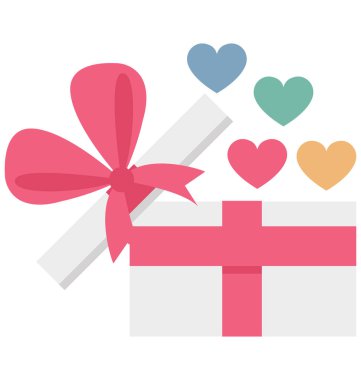 Kalp kolayca değiştirilebilir veya düzenlediğiniz izole vektör simge şeklinde