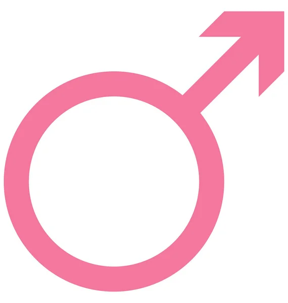 Gender Isolated Vector Icon Can Easily Modified Edit — Stock Vector