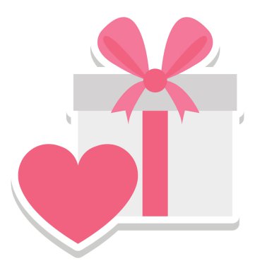 Kalp kolayca değiştirilebilir veya düzenlediğiniz izole vektör simge şeklinde