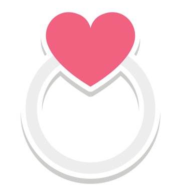 Hediye kadınlık kolayca değiştirilebilir veya düzenlediğiniz izole vektör simgesi