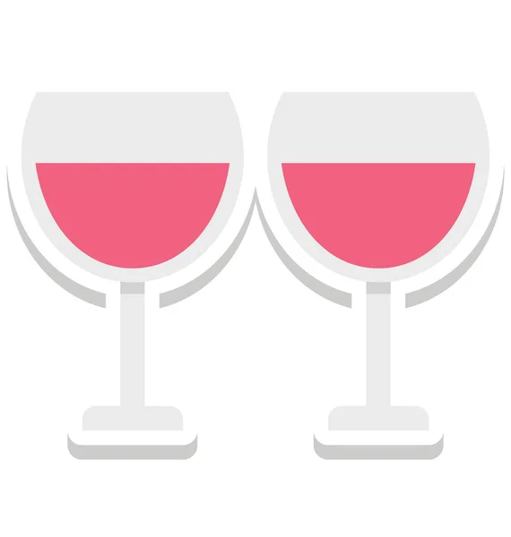 Alcohol Isolated Vector Icon Can Easily Modified Edit — Stock Vector