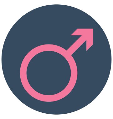 Cinsiyet izole vektör kolayca değiştirilebilir veya Düzenle simgesini