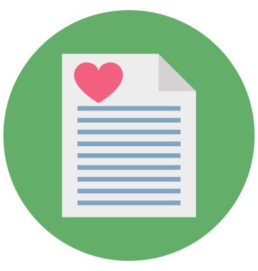 Yazışma izole vektör kolayca değiştirilebilir veya Düzenle simgesini