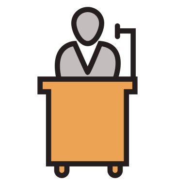 Konuşma izole vektör simgeleri kolayca değiştirilebilir veya Düzenle