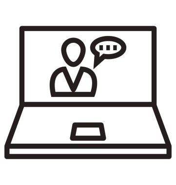 Kolayca değiştirilebilir veya düzenlediğiniz video ara izole vektör simgesi