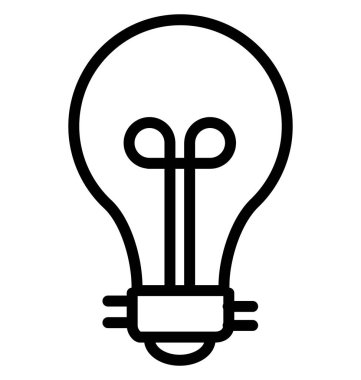 Büyük fikir kolayca değiştirilebilir veya düzenlediğiniz izole vektör simgesi