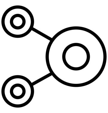 Bağlantı izole vektör kolayca değiştirilebilir veya Düzenle simgesini