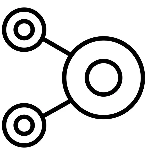 Ícone Vetor Isolado Conexão Que Pode Ser Facilmente Modificado Editar —  Vetores de Stock