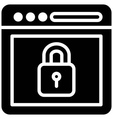 Çevrimiçi koruma kolayca değiştirilebilir veya düzenlediğiniz izole vektör simgesi