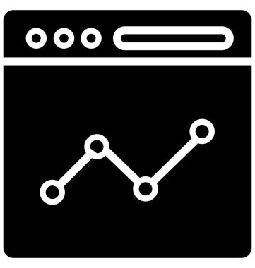 Analitik diyagram kolayca değiştirilebilir veya düzenlediğiniz izole vektör simgesi