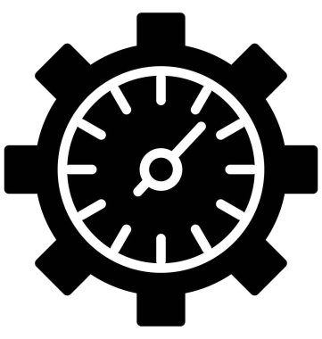 Veri yönetimi kolayca değiştirilebilir veya düzenlediğiniz izole vektör simgesi