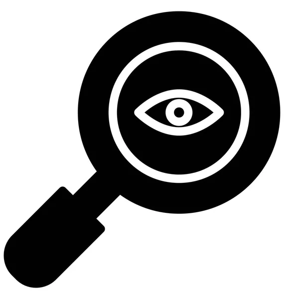 Cyber Eye Geïsoleerde Vector Icon Die Moeiteloos Kunnen Worden Gewijzigd — Stockvector