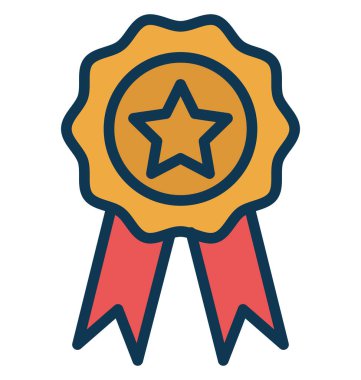 Başarı izole vektör simgesi kolayca değiştirilebilir veya düzenlediğiniz