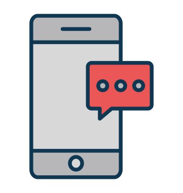 Sohbet etmek izole vektör kolayca değiştirilebilir veya Düzenle simgesini