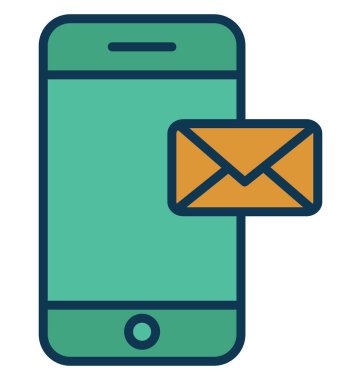  Mobil iletişim izole vektör simge kolayca değiştirilebilir veya düzenlediğiniz