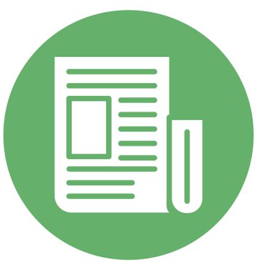 İş kolayca değiştirilebilir veya düzenlediğiniz izole vektör simge kağıt