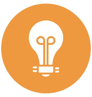 Büyük fikir kolayca değiştirilebilir veya düzenlediğiniz izole vektör simgesi