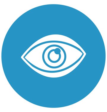 Cyber göz kolayca değiştirilebilir veya düzenlediğiniz izole vektör simgesi