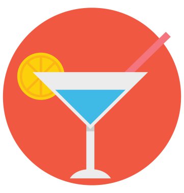 Kokteyl renk izole vektör kolayca değiştirilebilir veya Düzenle simgesini