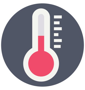 Termometre renk izole vektör kolayca değiştirilebilir veya Düzenle simgesini