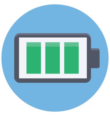 Pil renk izole vektör kolayca değiştirilebilir veya Düzenle simgesini