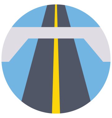 Yol renk izole vektör kolayca değiştirilebilir veya Düzenle simgesini