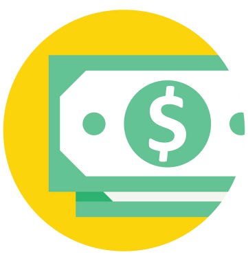 Banknot renk izole vektör kolayca değiştirilebilir veya Düzenle simgesini