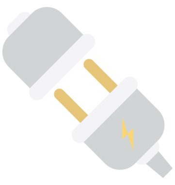 Kolayca değiştirilebilir veya düzenlediğiniz tak izole renk vektör simgesi