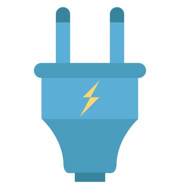 Kolayca değiştirilebilir veya düzenlediğiniz tak izole renk vektör simgesi