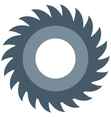 Kolayca değiştirilebilir veya düzenlediğiniz bıçak izole renk vektör simge gördüm