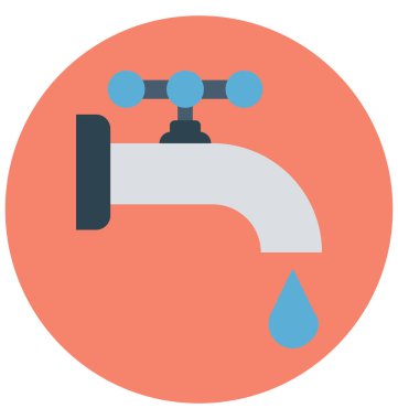 Kolayca değiştirilebilir veya düzenlediğiniz hortum Bib izole renk vektör simgesi 