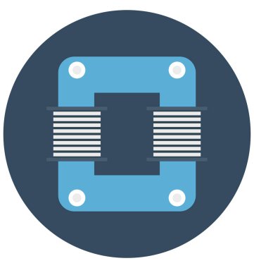 Kolayca değiştirilebilir veya düzenlediğiniz kablolama izole renk vektör simgesi 