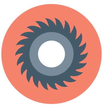 Kolayca değiştirilebilir veya düzenlediğiniz bıçak izole renk vektör simge gördüm