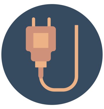 Kolayca değiştirilebilir veya düzenlediğiniz tak izole renk vektör simgesi