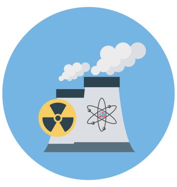 Kolayca değiştirilebilir veya düzenlediğiniz tuğla kule izole renk vektör simgesi