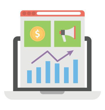 Kolayca değiştirilebilir veya düzenlediğiniz pazarlama grafik izole vektör simgesi